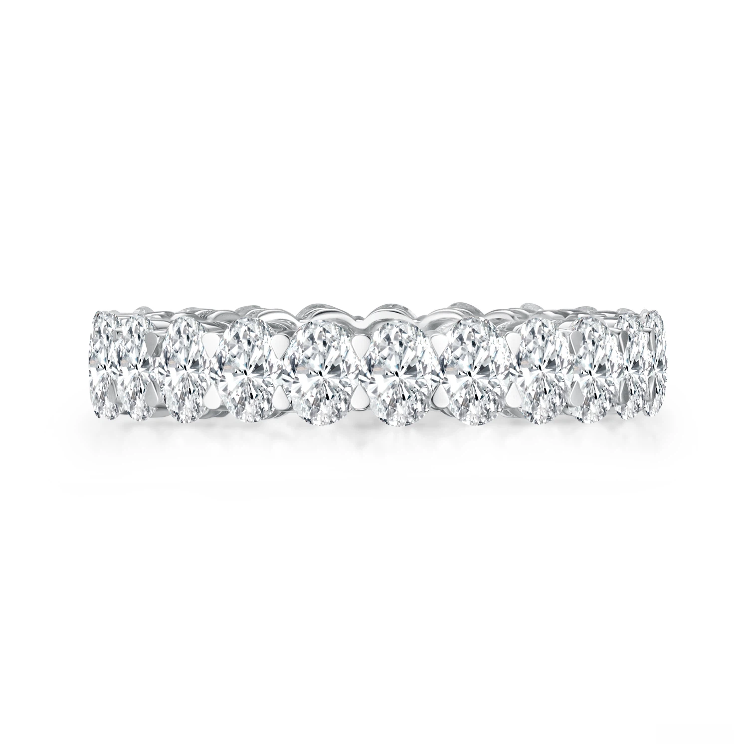 Shine Moment Oval Eternity Band Ring Oval Ring
