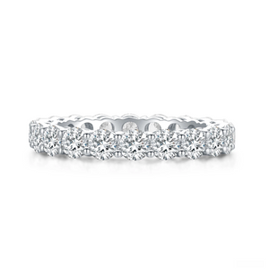 Round Brilliant Eternity Band Ring