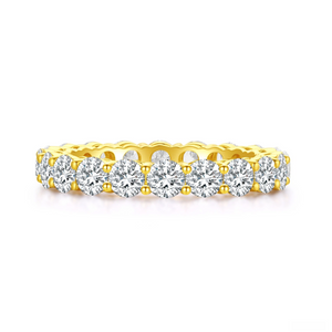 Round Brilliant Eternity Band Ring