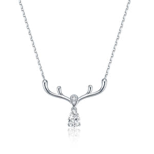 Deer Spirit Diamond Necklace