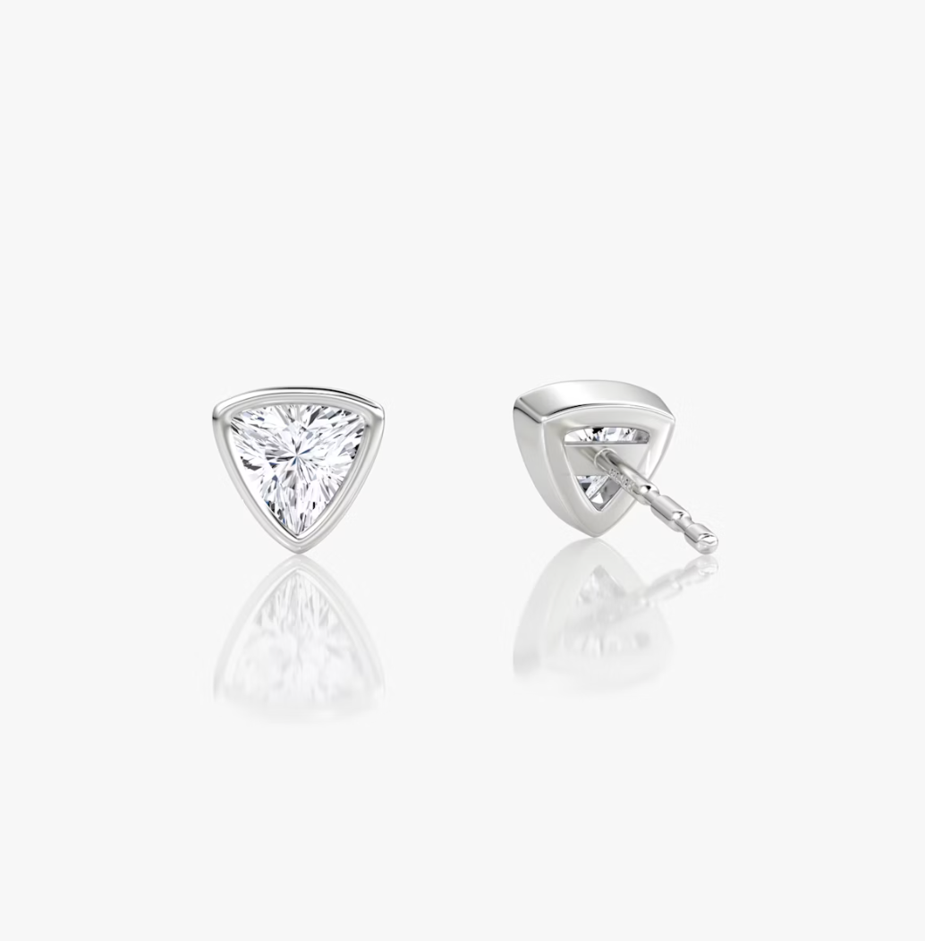 Shine Moment Bezel Solitaire Stud