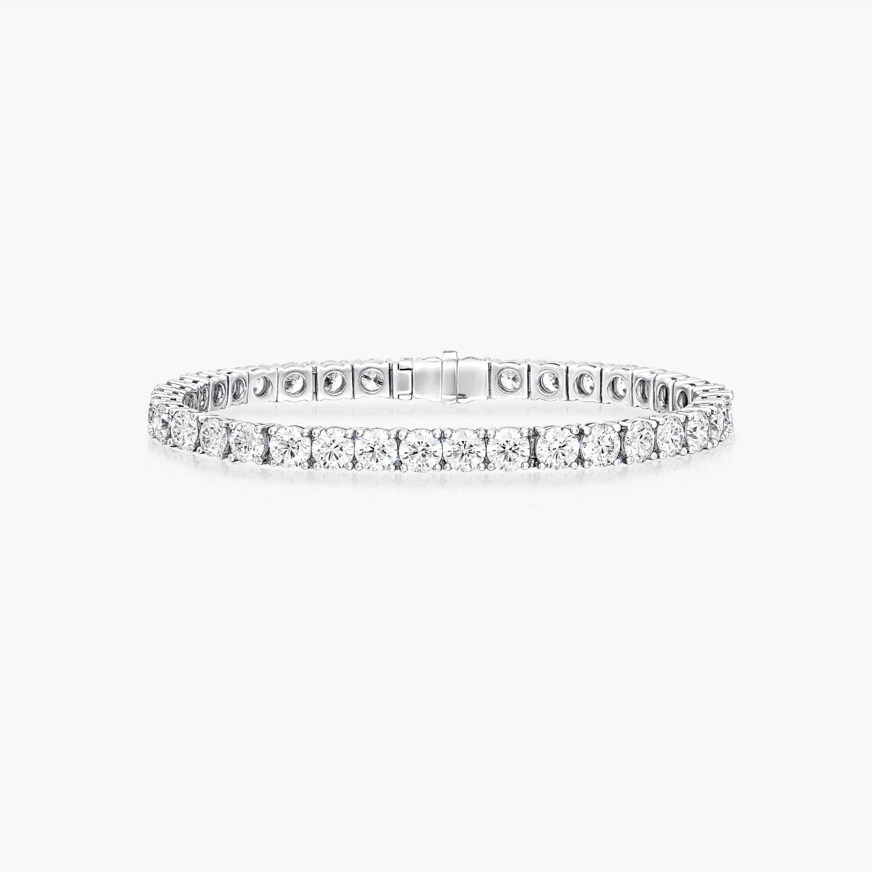 Shine Moment Tennis Bracelet Round Brilliant