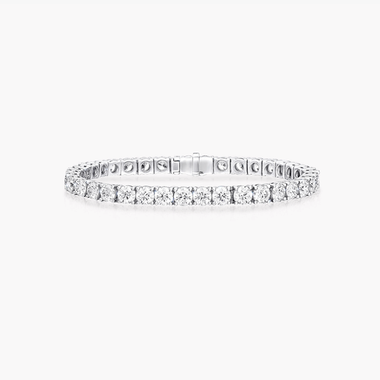 Shine Moment Tennis Bracelet Round Brilliant