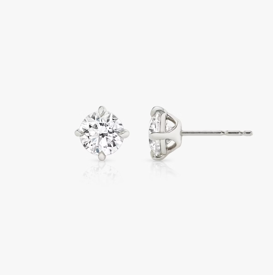 Shine Moment Sparkle Solitaire Stud