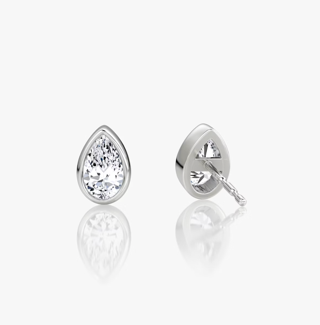 Shine Moment Bezel Solitaire Stud