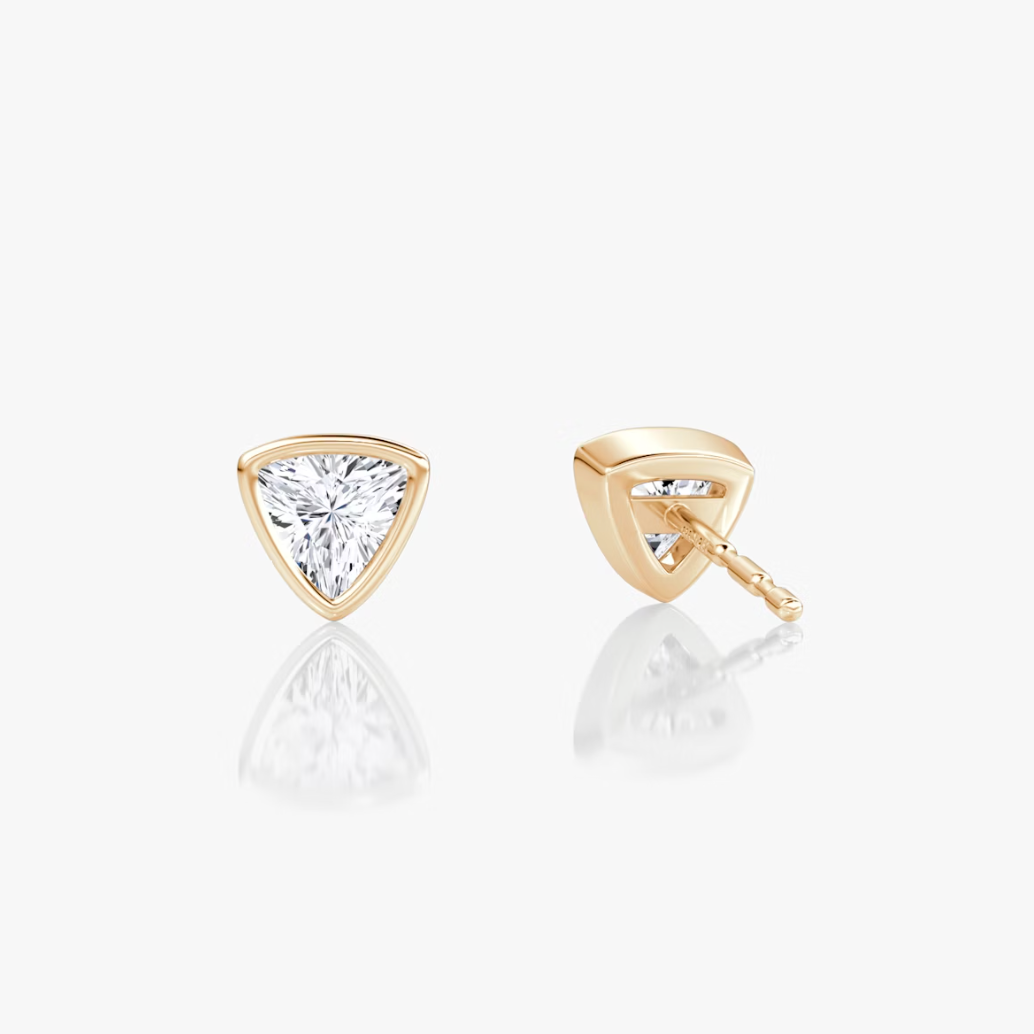 Shine Moment Bezel Solitaire Stud